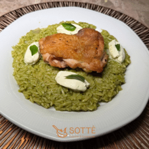 Risoni ao pesto