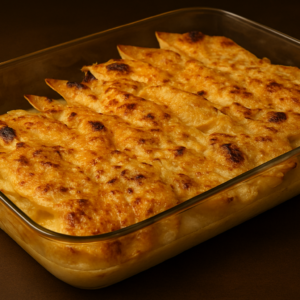 Conchiglione Recheado aos Quatro Queijos (2 pessoas)