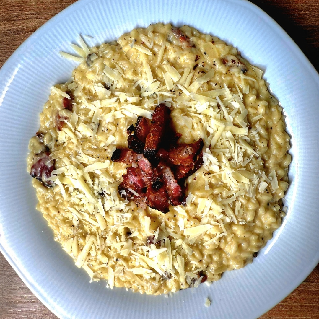 Risotto alla Carbonara (2 pessoas) 1 Risotto alla Carbonara (2 pessoas)
