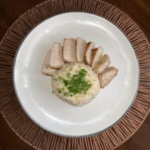 Picanha Suína com Arroz Cremoso de Abacaxi (2 Pessoas)