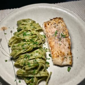 Robalo com Fettuccine ao Beurre Câpres (2 pessoas)